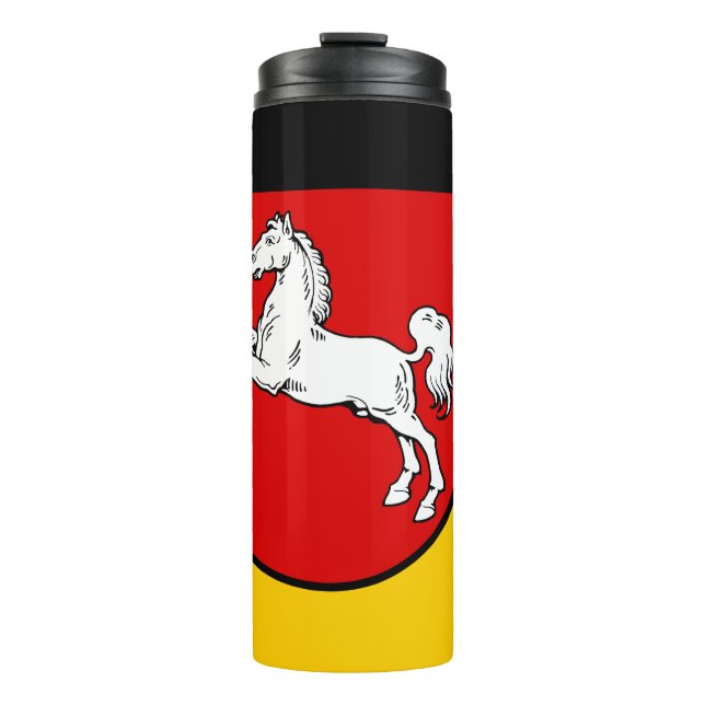 Bouteilles Isothermes Drapeau de la Basse-Saxe (Devant)