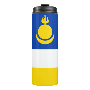 Bouteilles Isothermes Drapeau de la Buryatia patriotique