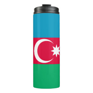 Bouteilles Isothermes Drapeau de l'Azerbaïdjan patriotique