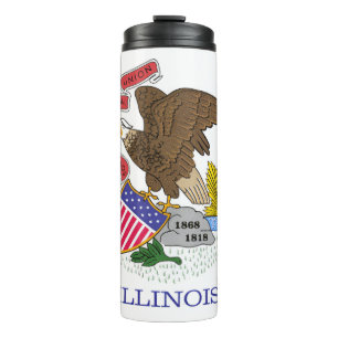 Bouteilles Isothermes Drapeau de l'Illinois
