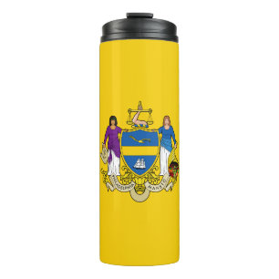 Bouteilles Isothermes Drapeau de Philadelphie, Pennsylvanie Tumbler ther