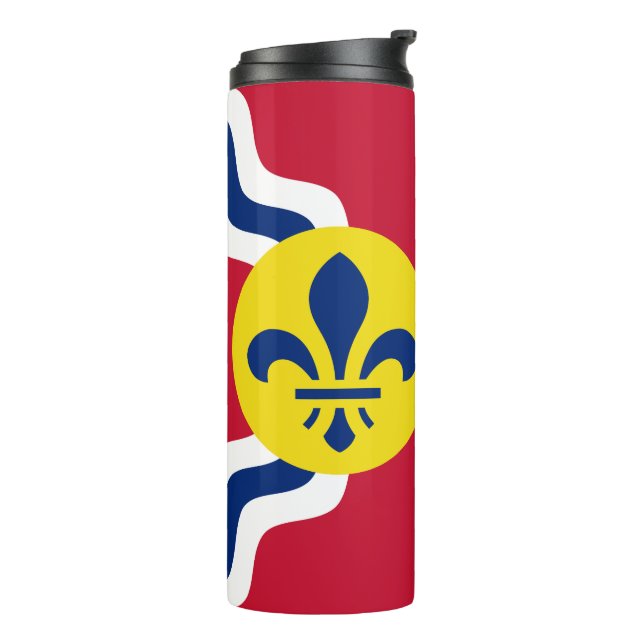 Bouteilles Isothermes Drapeau de St. Louis, Missouri Tumbler thermique (Tourné sur la gauche)