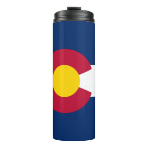 Bouteilles Isothermes Drapeau d'état du Colorado