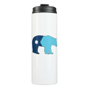 Bouteilles Isothermes Drapeau du Minnesota ours