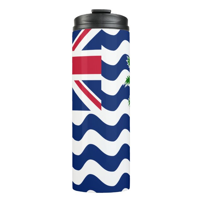 Bouteilles Isothermes Drapeau du Territoire britannique de l'océan Indie (Devant)