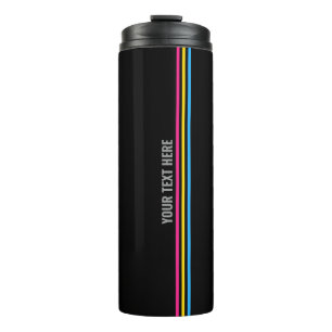 Bouteilles Isothermes Drapeau Pansexuel Personnalisé Stripes couleur LGB