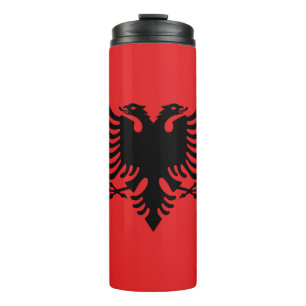 Bouteilles Isothermes Drapeau patriotique albanais