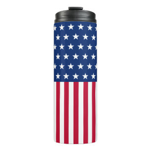 Bouteilles Isothermes Drapeau patriotique américain étoiles et bandes Ro