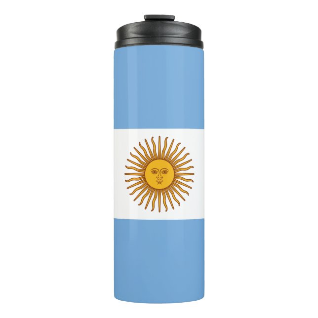 Bouteilles Isothermes Drapeau patriotique argentin (Devant)
