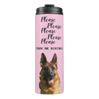 Drôle berger allemand Tumbler thermique