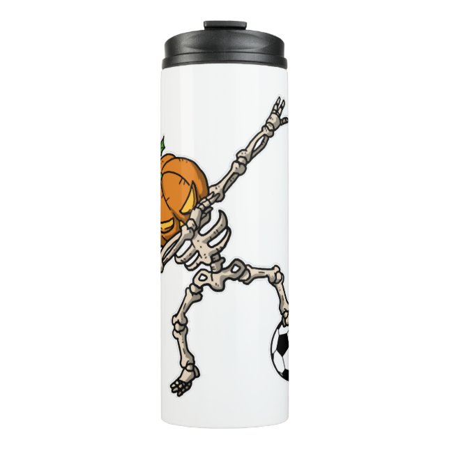 Bouteilles Isothermes Drôle Dabbing Citrouille Head Soccer Idée cadeau (Devant)