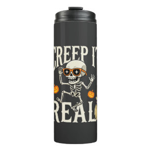 Bouteilles Isothermes Drôle de squelette dansant Halloween Creep It Real