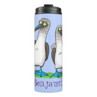 Drôle, joyeux croquis à pieds bleus dansant dessin