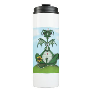 Bouteilles Isothermes Drôle Yogi Dragon Peinture