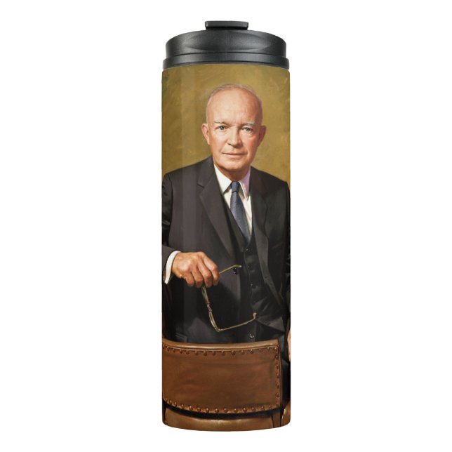 Bouteilles Isothermes Dwight Eisenhower Président Portrait de la Maison  (Devant)