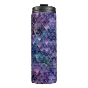 Bouteilles Isothermes Écaille de dragon ombrée violette scintillante et 