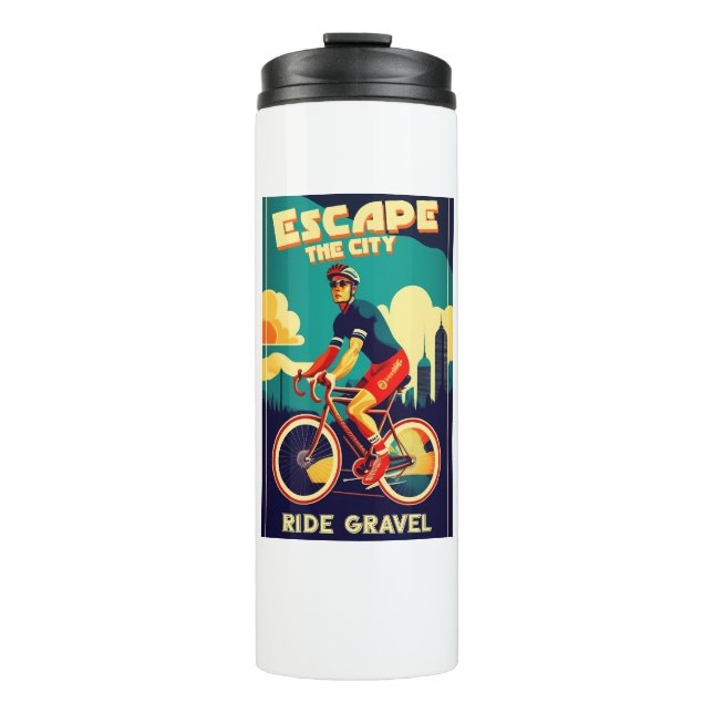 Bouteilles Isothermes Échapper À La City Ride Gravel Vélo (Devant)