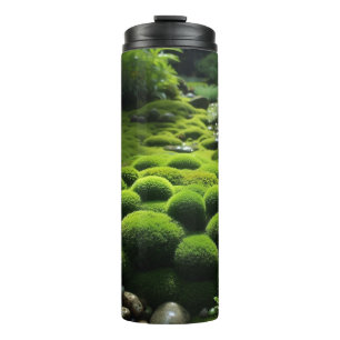 Bouteilles Isothermes Éco-chic mousse verte vibrante