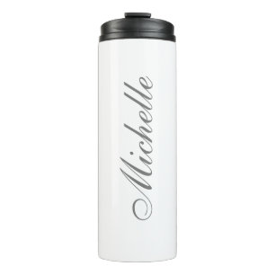 Bouteilles Isothermes Écriture manuscrite classique minimaliste simple