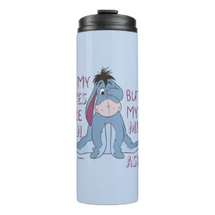 Bouteilles Isothermes Eeyore  Mon esprit est endormi Citation