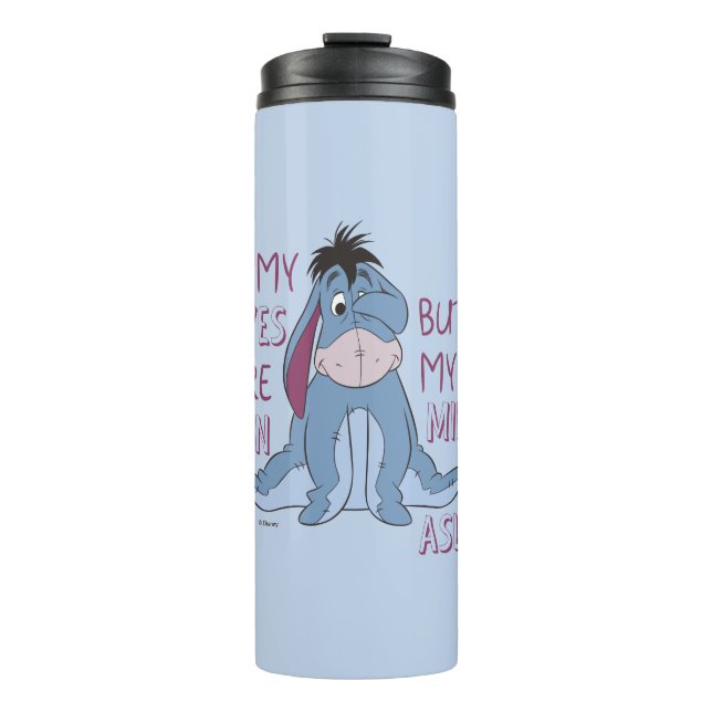 Bouteilles Isothermes Eeyore| Mon esprit est endormi Citation (Devant)