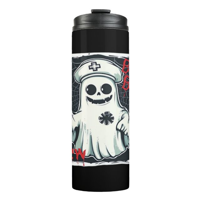 Bouteilles Isothermes Éffrayant Nurse Ghost Haunted Hospital Crew Ghomaj (Devant)