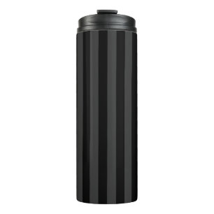 Bouteilles Isothermes Elagnat Black & Smoky Black Vertical Stripes