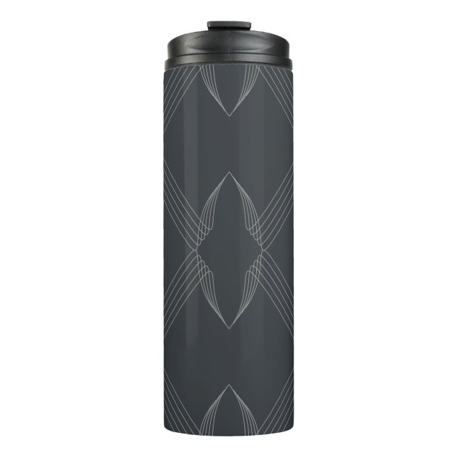Bouteilles Isothermes Elegant, chic, luxurious, simple line pattern (Devant)