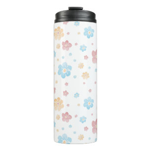 Bouteilles Isothermes Elégant Floral Spring Watercolor Fleurs