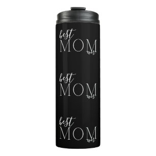 Bouteilles Isothermes Elégant moderne Onyx meilleur MOM jamais Carrelé