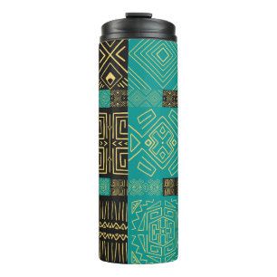 Bouteilles Isothermes Élégant Motif géométrique Tribal Africain