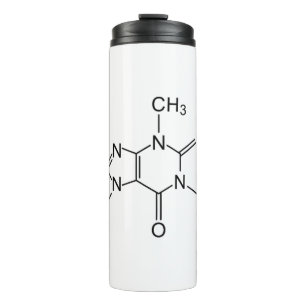 Bouteilles Isothermes élément de chimie de café de formule chimique de