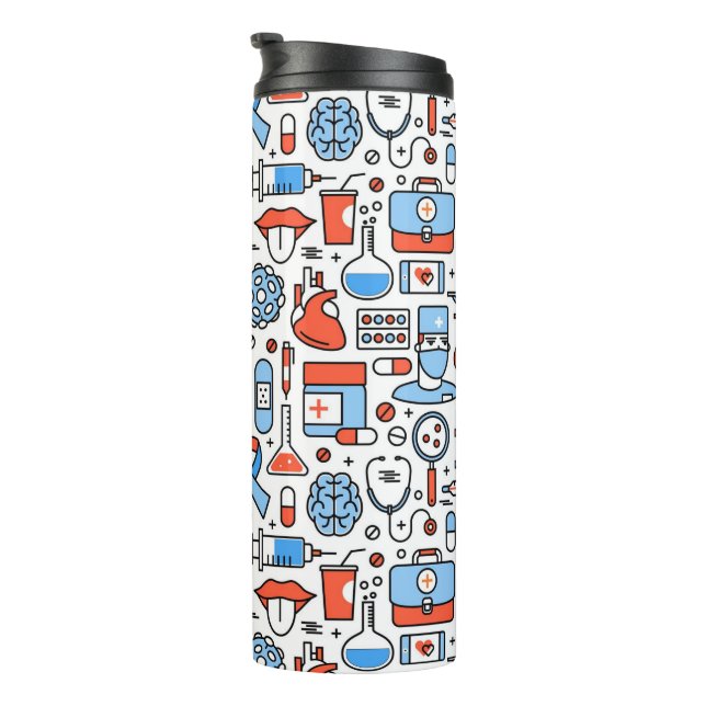 Bouteilles Isothermes Éléments Médicales (Tourné sur la droite)