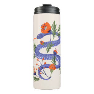 Bouteilles Isothermes Empreinte de fées serpent et floral