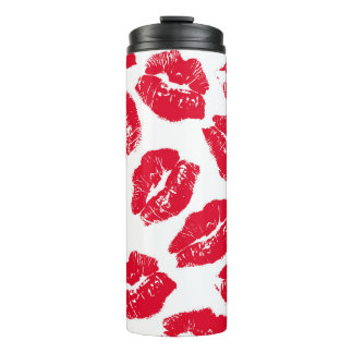 Bouteilles Isothermes Empreinte Kiss Lèvres rouges : Vintage sans fil