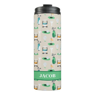 Bouteilles Isothermes Enfants Personnalisés Golfcart Golfcart Golfing Sp