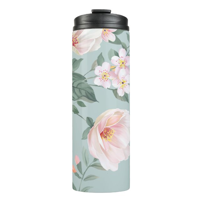 Bouteilles Isothermes ensemble de haute qualité de divers flux aquarelle (Devant)