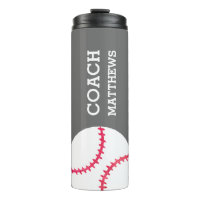 Entraîneur moderne de baseball de softball en gris