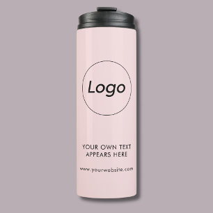 Bouteilles Isothermes Entreprise Professionnelle Logo Entreprise Rose