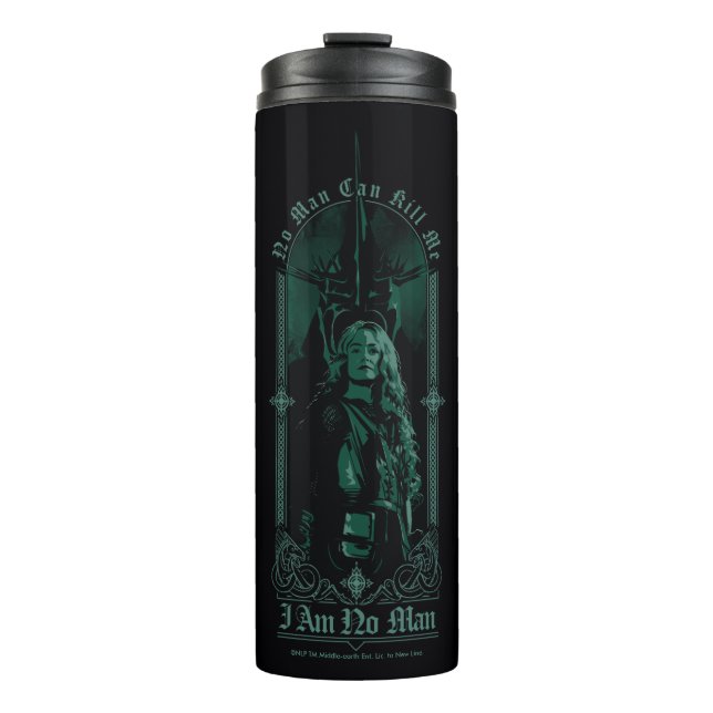 Bouteilles Isothermes Éowyn Vs SAURON™ "I Am No Man" Rohan Graphic (Devant)