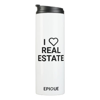 Bouteilles Isothermes Epique I Heart Immobilier Coffee Tumbler