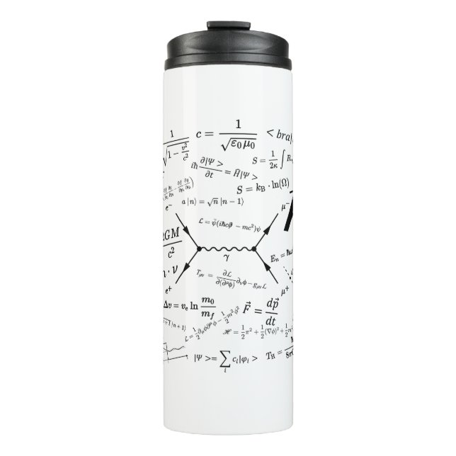 Bouteilles Isothermes Équations et formules de physique (Devant)