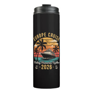 Bouteilles Isothermes Équipe de Croisière en Europe 2026 Tenue de Vacanc