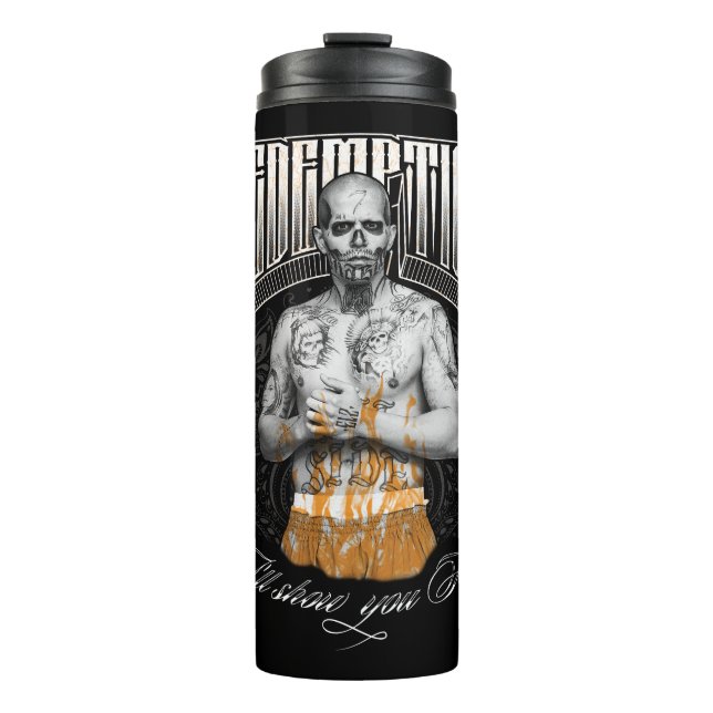 Bouteilles Isothermes Équipe de suicide | El Diablo Tattoo "Rédemption" (Devant)