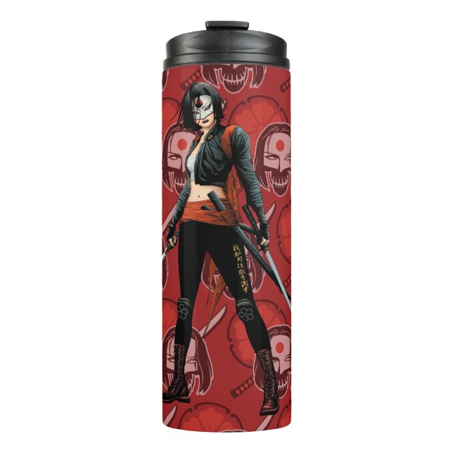 Bouteilles Isothermes Équipe de suicide | Katana Comic Book Art (Devant)