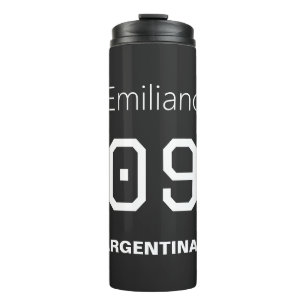Bouteilles Isothermes Équipe nationale argentine monochromatique personn