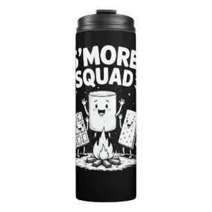 Bouteilles Isothermes Équipe S'mores Camping Feu de camp Mignon Marshmal