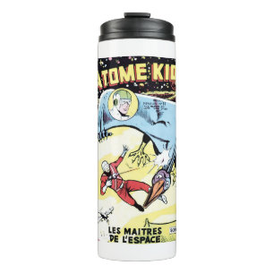 Bouteilles Isothermes Espace - Etoiles - Scifi - Astronaut - Rétro Franc