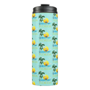 Bouteilles Isothermes Été Floride Bateau à voile Sunset Plage côtière