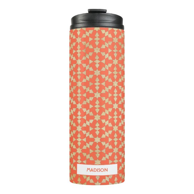 Bouteilles Isothermes Ethnic Marocain Motif géométrique (Devant)